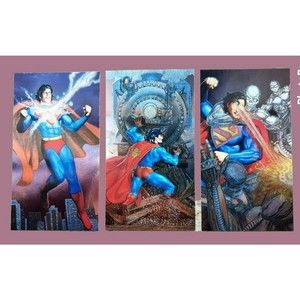 Superman The Man Of Steel Platinum Series Spectra-Etch #S1 #S2 & #S4 Lot Of 3